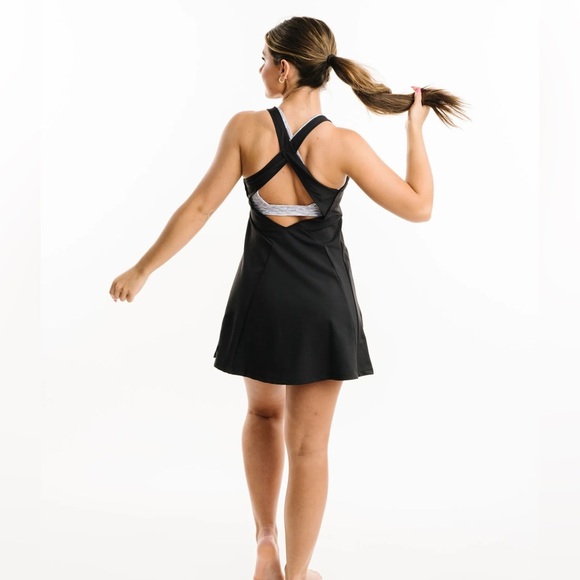 ZYIA A-Line tempo black tennis dress size large - Picture 2 of 6